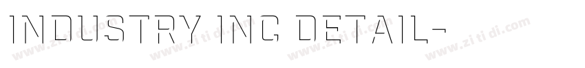 industry inc detail字体转换